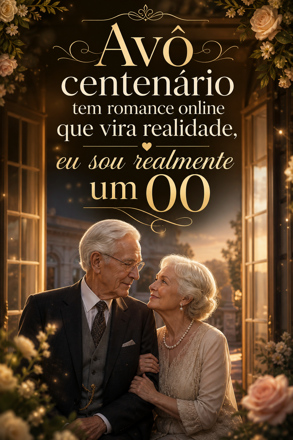 Avô centenário tem romance online que vira realidade, eu sou realmente um 00